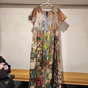 Floral Patterned Maxi Dress